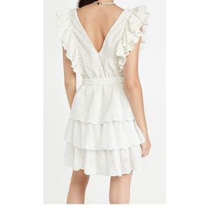 Love the label ruffle tiered mini dress
